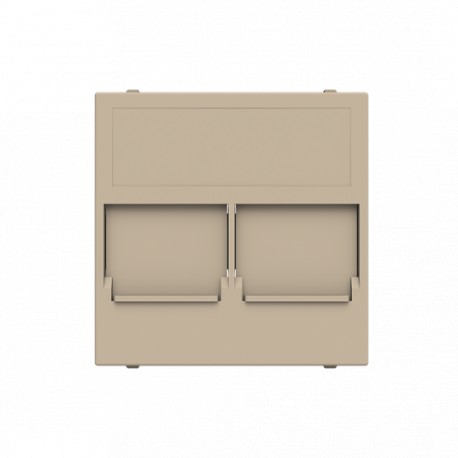 Niessen 2CLA221640N1901 Tapa plana 2 soporte con persiana CV